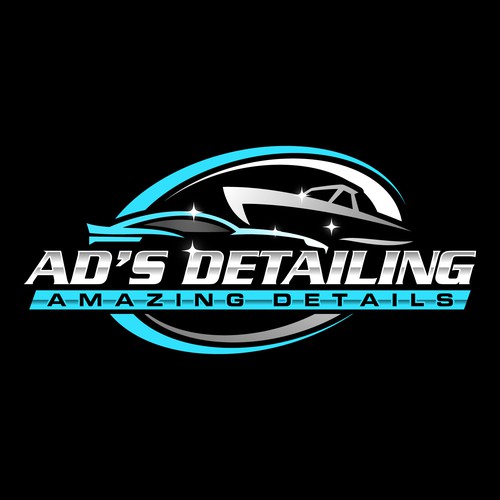 Fun & Professional Logo for established mobile car and boat detailing company Design by ⭐Biloo⭐