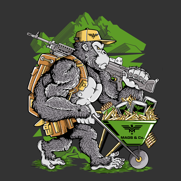 Bold Tactical Gorilla Artwork