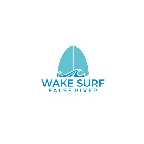 Edgy/sophisticated wake surf logo for a female/male group of wake surfers that embody a luxury life. Nothing predictable Design by Art_guse