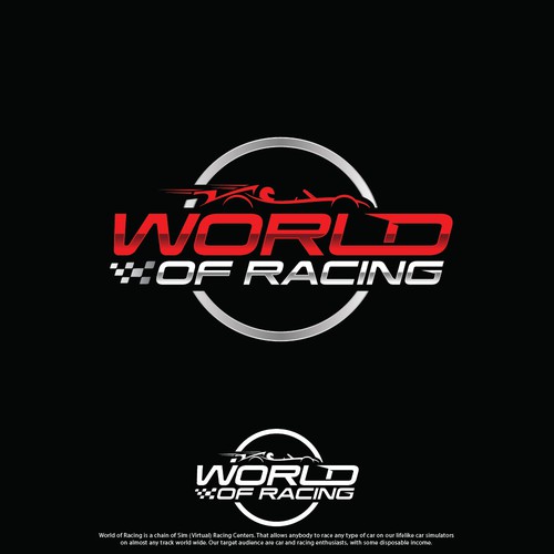 Design an exciting racing logo for virtual racing centers Design by pianpao