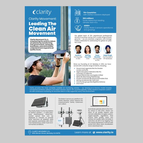 Design one-pager company overview Design von fastdesign86