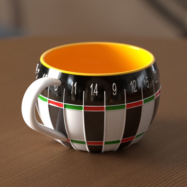 Design realizzato da Pomidorka intitolato "Design mug for 52 Elements GmbH"