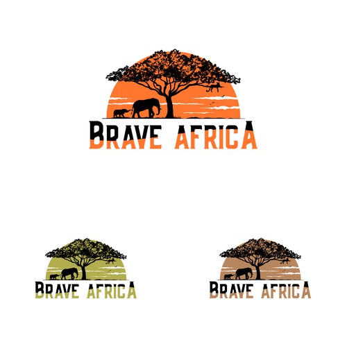 African Adventure Safari Company Logo Design réalisé par Petite Plume