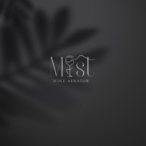 Wine Mist Logo Design by Stebelska Design