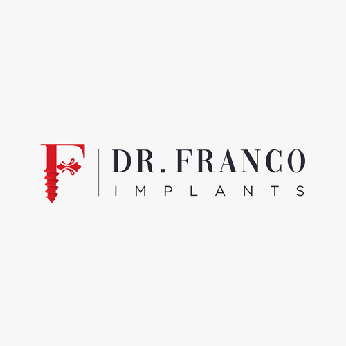 Luxury Dental Implant Logo Brand for World-Class Implant Surgeon appeal Patients and Other Doctors Design by evano.