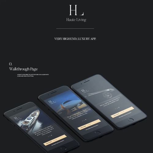 Luxury Mobile App Design by ELGER