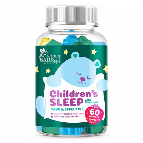 Designs | Cute Kids Sleep Gummies Design needed for Nature's Nutrition ...