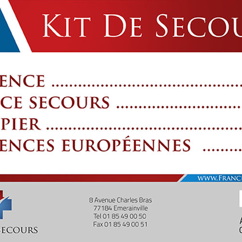 Etiquette pour le premiers secours Design by byBeatrice