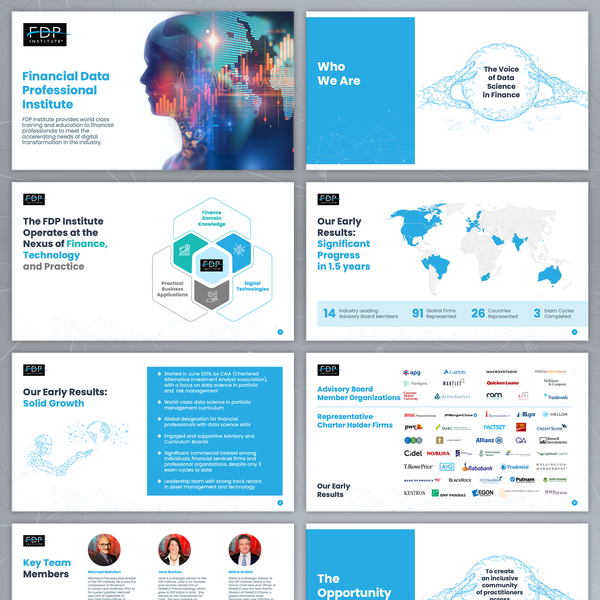 Modern and Clean Design for Financial Data Science Training