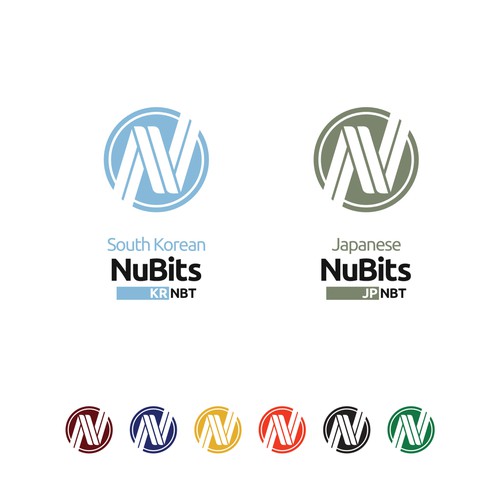 Vectorize logo and pick colors of new NuBits for South Korea and Japan Design by Arpit1113