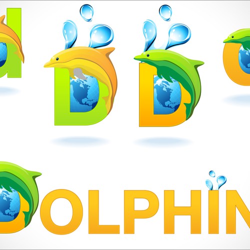 New logo for Dolphin Browser Diseño de karmenn9 (tina_sol)