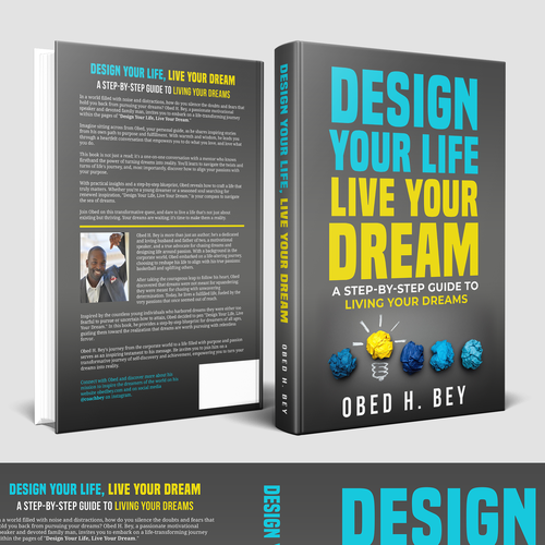 Design a book cover that will turn doubters into dream chasers. Design by Hisna