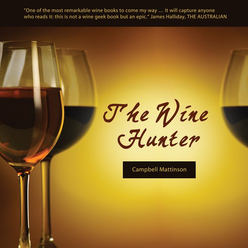 Book Cover -- The Wine Hunter Diseño de Farrukh