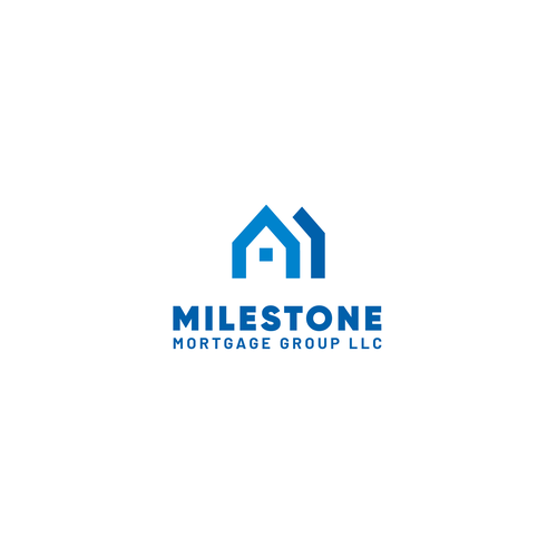 Milestone Mortgage Logo Design by AnaMaria.Design