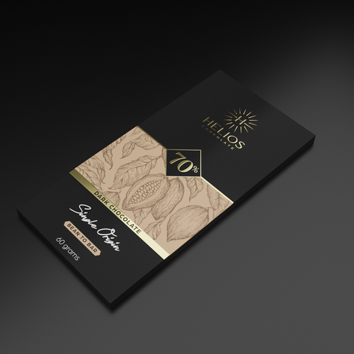 Design di Design chocolate bar packaging for a Premium bean to bar Chocolate business di podbara