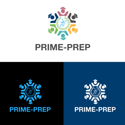 Logo for new research/education 'PREP' prgm 4 talented young scientists from diverse backgrounds Design by SrvArt