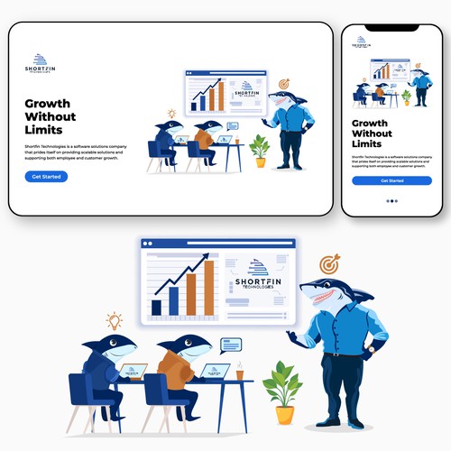 We need website illustrations for our software solutions company Design by Loominarius Ars