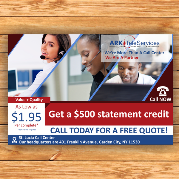 POSTCARD ARK TELE SERVICES