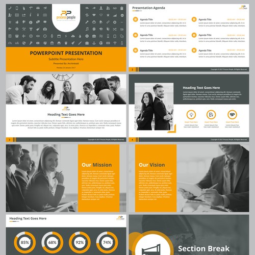 PowerPoint template contest entry by Chachan234