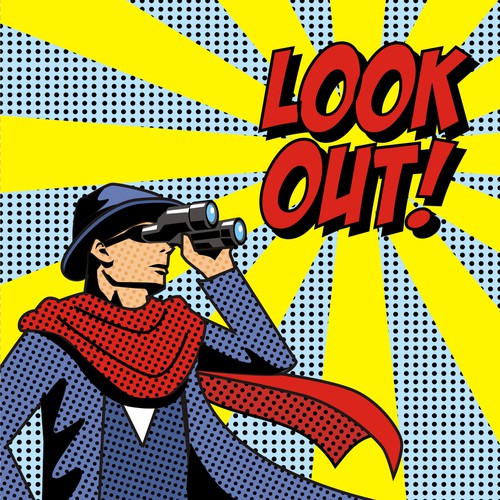 LOOK OUT! Popart influenced illustrations required. Illustration or