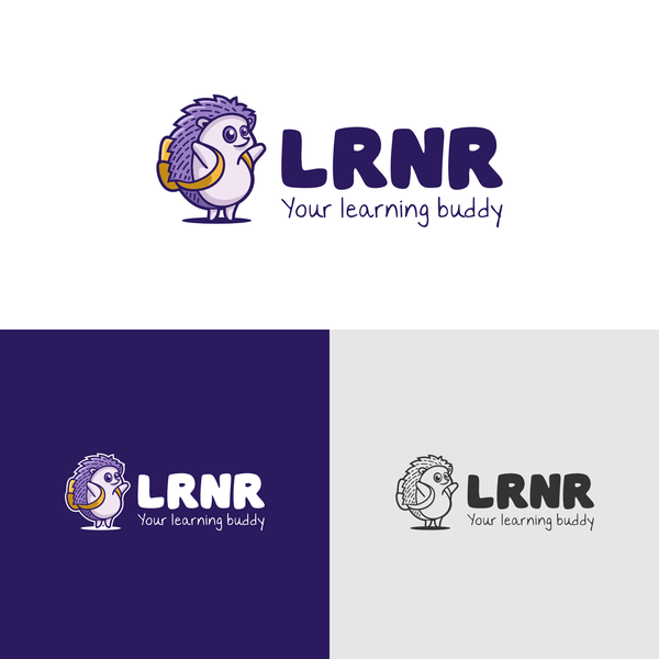 Logo design for language learning website