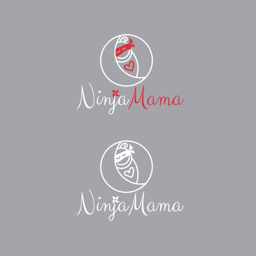 Logo design for ninja mama mother and baby products company