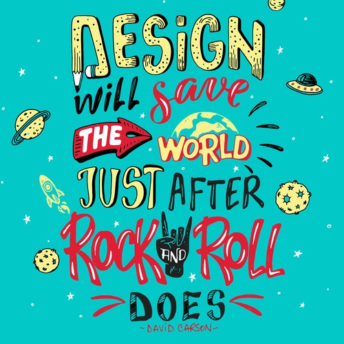 Design di Community Contest | Illustrate your favorite creative quote (multiple winners!) di ALINAsINK