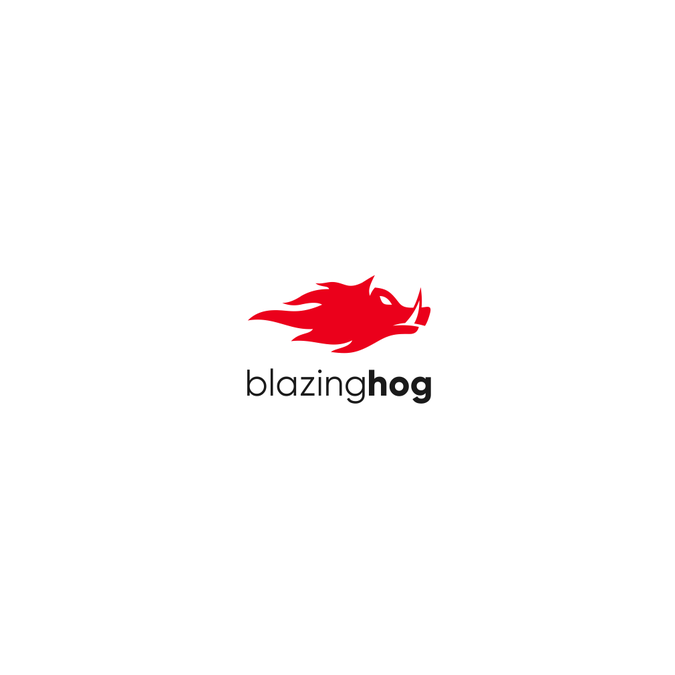 Blazing Hog unlimited wireless logo! Logo design contest