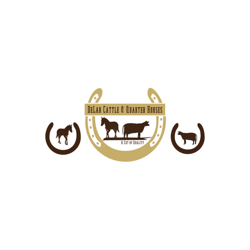 Logo for DeLar Cattle & Quarter Horses | Logo design contest
