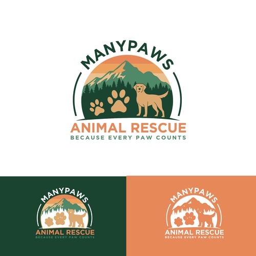 ManyPaws Animal Rescue Design by brancut_yuk