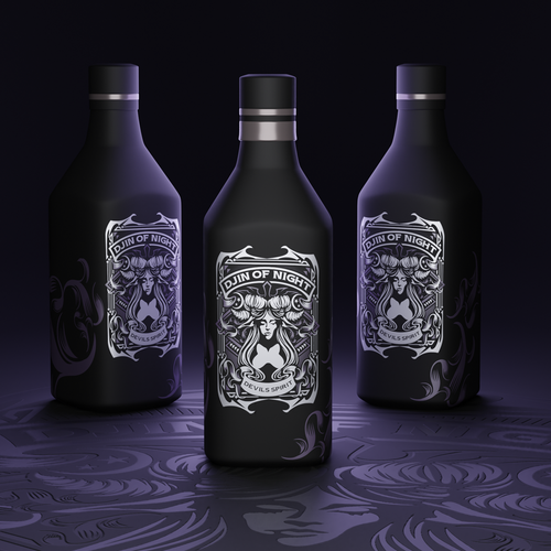 DJIN OF NIGHT (GIN) Design von kil_pixel