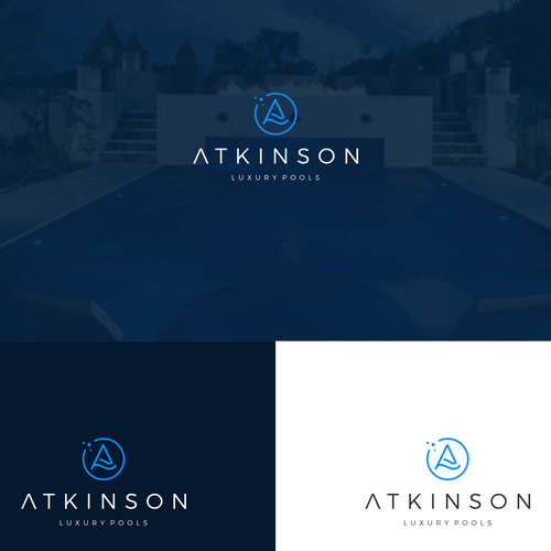 Design a strong, unique logo for a luxury swimming pool design company Design von vionaArt