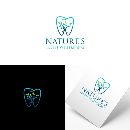 Nature's Teeth Whitening - Needs a Natural Company Logo Design by Web Hub Solution