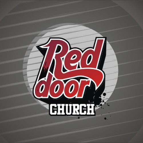 Red Door church logo Design by LogoLit