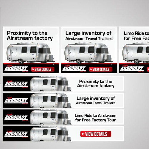 Arbogast Airstream needs a new banner ad Design by Priyo