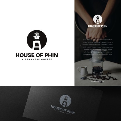 Creative coffee shop logo for Vietnamese Coffee Design by honeyjar