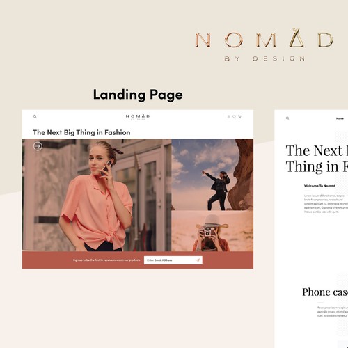 Landing page design contest entry by Intricate
