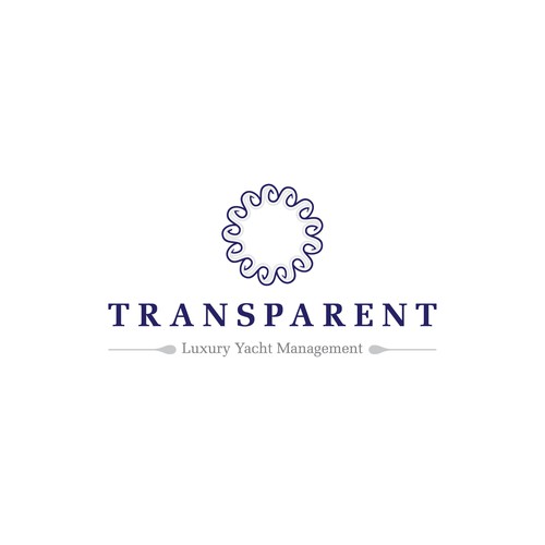 logo for TRANSPARENT Luxury Yacht Management Design by Digital Infusion