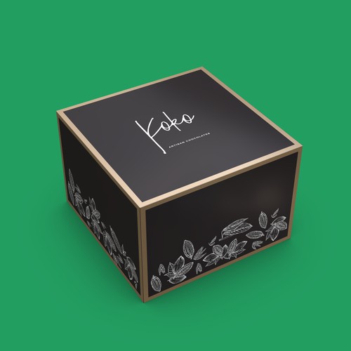 Design a folding chocolate box Design by — P R E M I U M —