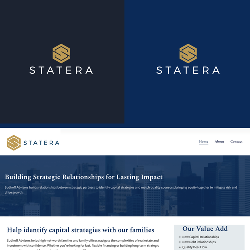 Luxurious, Minimal, Modern Logo Design for a High-End Advisory Firm Design by memindlogo