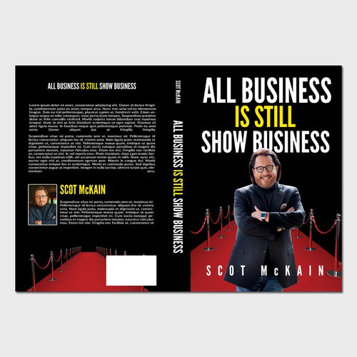 "ALL Business is STILL Show Business!" book cover -- to show the world! Design by Retina99