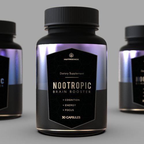 Premium "Store Brand" Looking Dietary Supplement Label Design For Our Rockstar Brand Design by Alejandro Duque