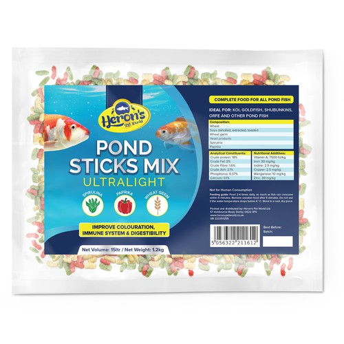 Designs | Design a label for premium pond sticks | Product label contest