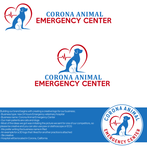 A Creative Logo For A New Emergency Animal Hospital Logo Design Contest 99designs