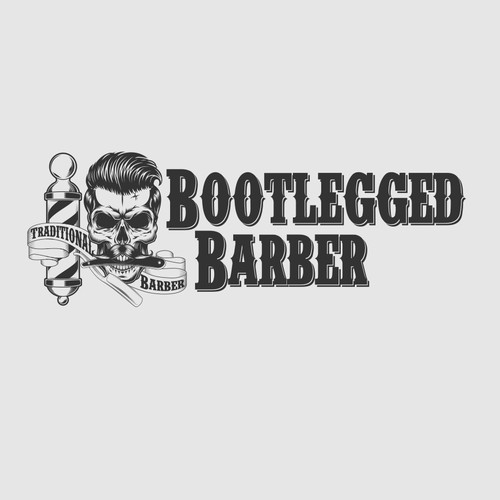 Traditional Barber shop logo Design by antimasal