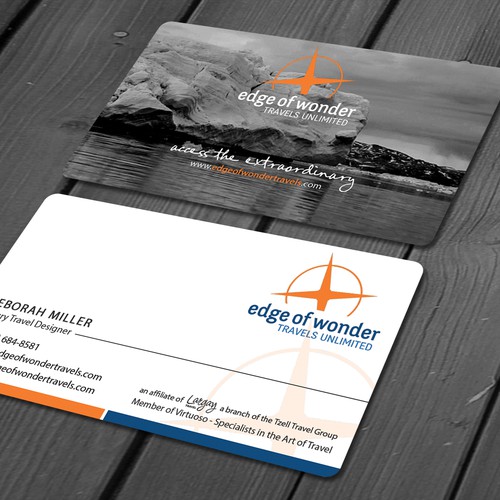 Create a card that exudes the awesomeness of luxury adventure travel Design by deviserpark