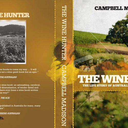 Book Cover -- The Wine Hunter Ontwerp door Dartgh
