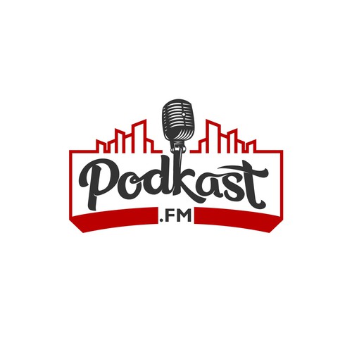 📣 our PODKAST.FM radio needs its logo Design by Lemonetea design