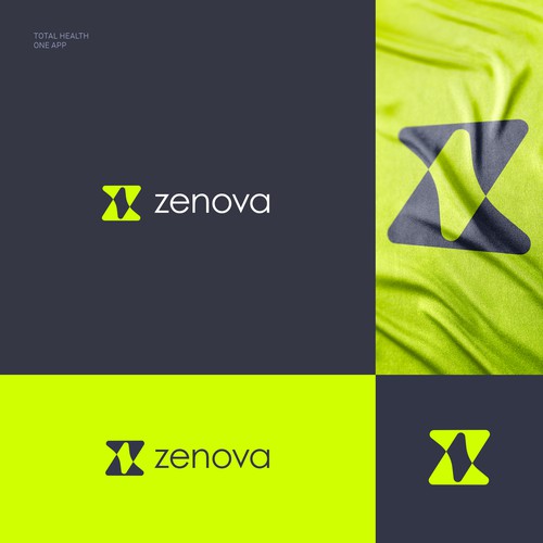 Zenova Logo: Revolutionary suite of health and wellness mobile apps Design by BrandFlow™