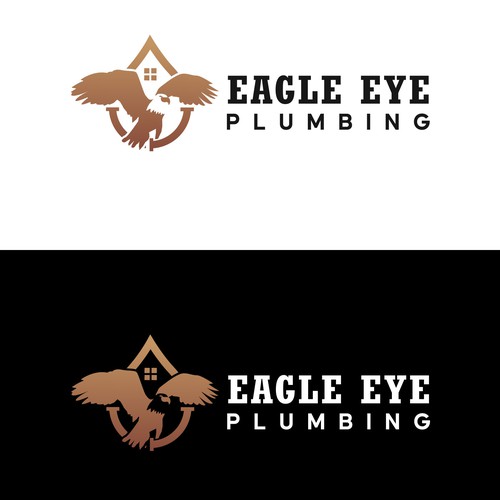 Eye catching and very marketable logo for plumbing company. The company name is Eagle Eye Plumbing Design by Anirban Giri